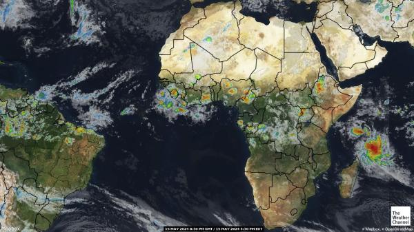 أفريقيا خريطة الطقس القمر الصناعي 