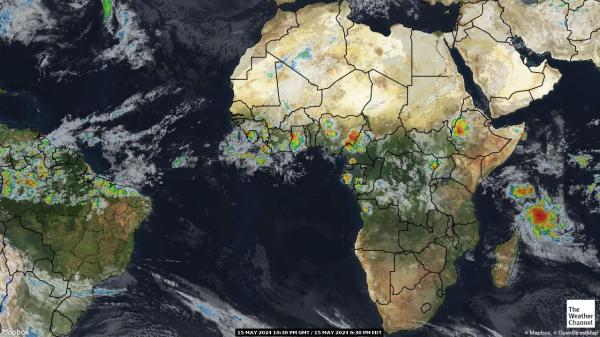Afrika Időjárási térkép 