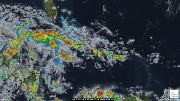 Anguilla Počasí Mapa Satelitní 