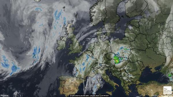 Belgium Počasí Mapa Satelitní 