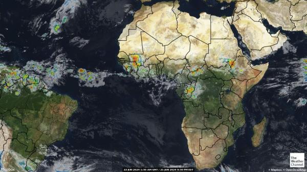 Burundi Počasí Mapa Satelitní 