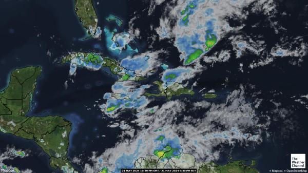 Caraïbes Météo carte satellite 