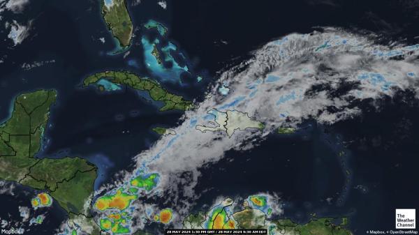 Karibik Wetter-Satelliten-Karte 