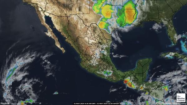 Central America Počasí Mapa Satelitní 