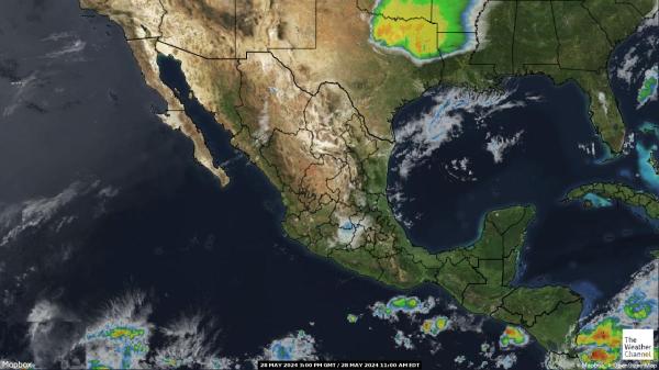 Mittelamerika Wetter-Satelliten-Karte 