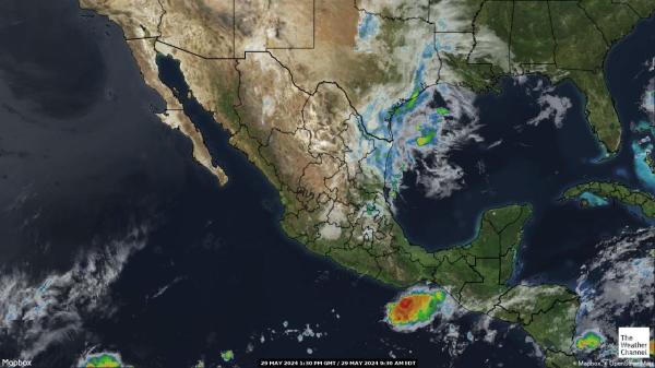 Centralamerika Weather Satellite Map 