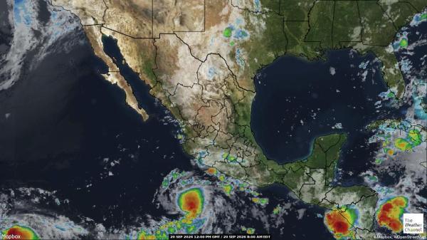 le Salvador Météo nuage carte 