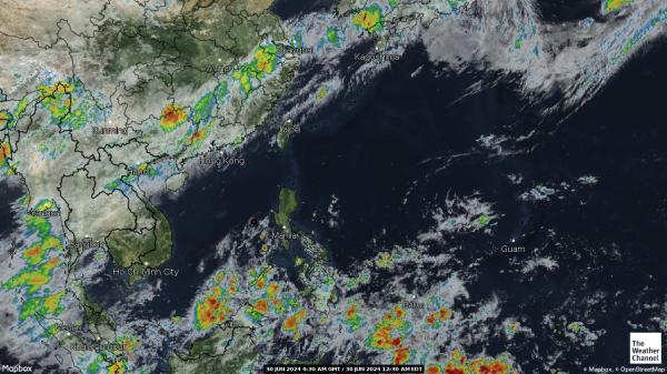 Guam Počasí Mapa Satelitní 
