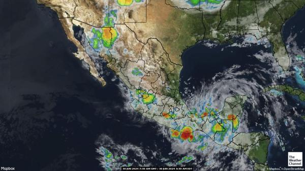 Guatemala Počasí Mapa Satelitní 