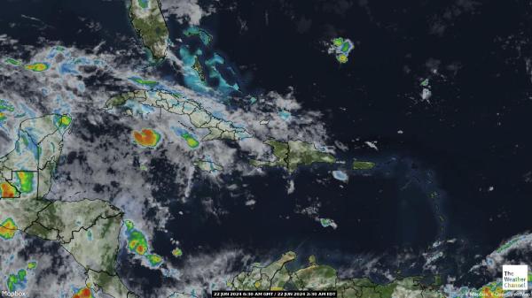 Jamaica Počasí Mapa Satelitní 