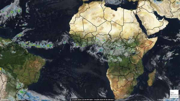 Kenya Værsatellitt kart 