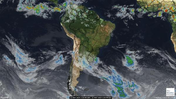 Amérique latine Météo carte satellite 