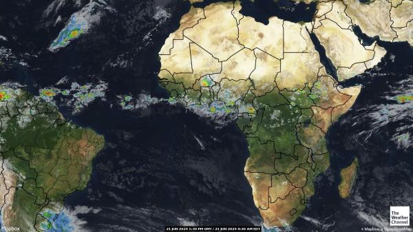 Liberia Počasí Mapa Satelitní 