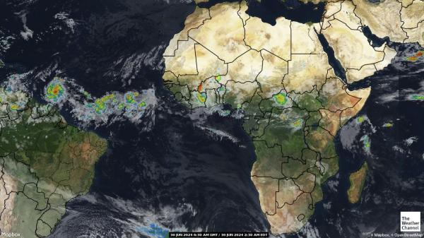 Mayotte Počasí Mapa Satelitní 