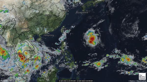Northern Mariana Islands Weather Cloud Map 