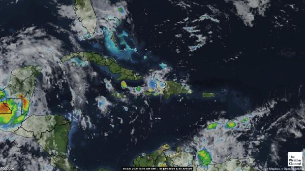 Puerto Rico Počasí Mapa Satelitní 