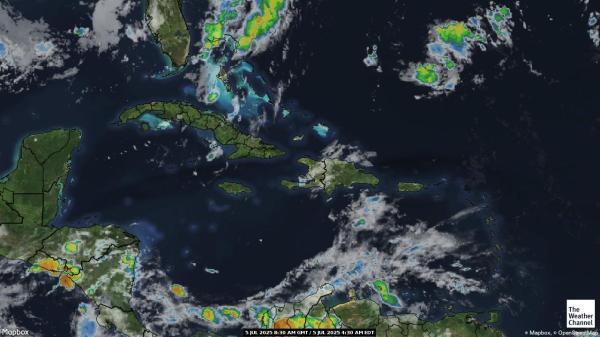Saint Barthélemy Weather Satellite Map 