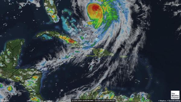 Saint-Barthélemy Météo carte satellite 