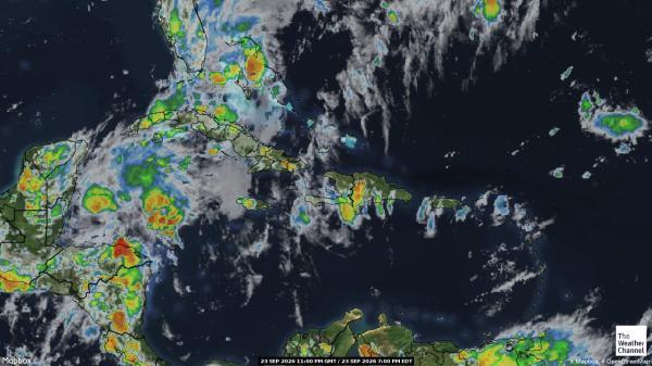 Saint Pierre and Miquelon Weather Cloud Map 
