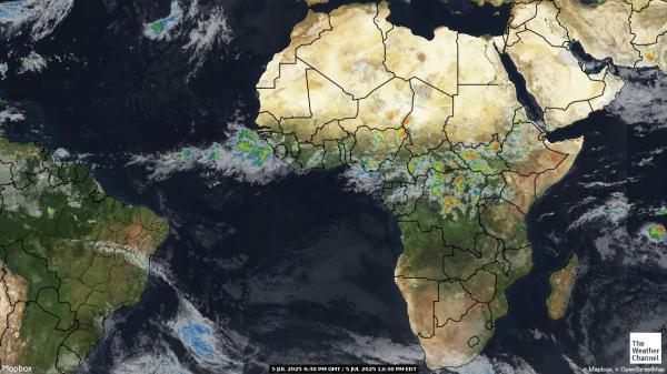 São Tomé et Príncipe Météo carte satellite 