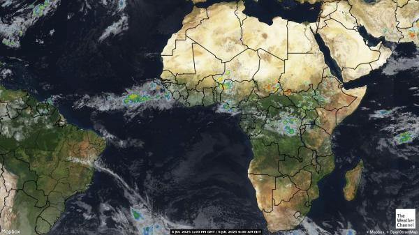 Sao Tome i Principe Vremenska prognoza, satelitska karta 