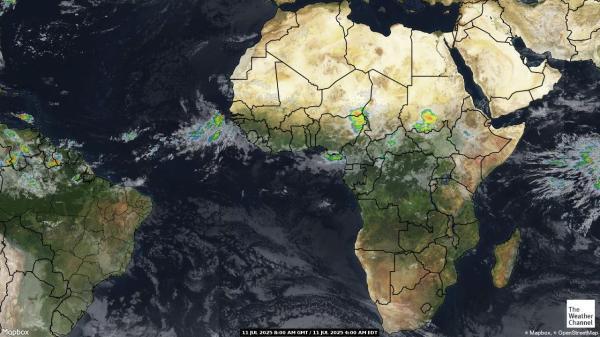 São Tomé and Príncipe Weather Satellite Map 