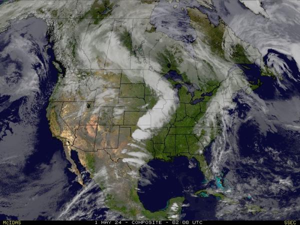 USA Delaware Weather Satellite Map 