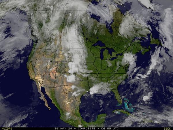 USA Georgia Weather Satellite Map 