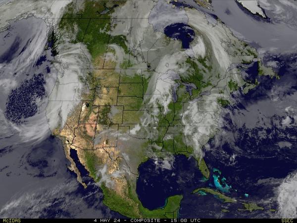 USA New hampshire Weather Satellite Map 