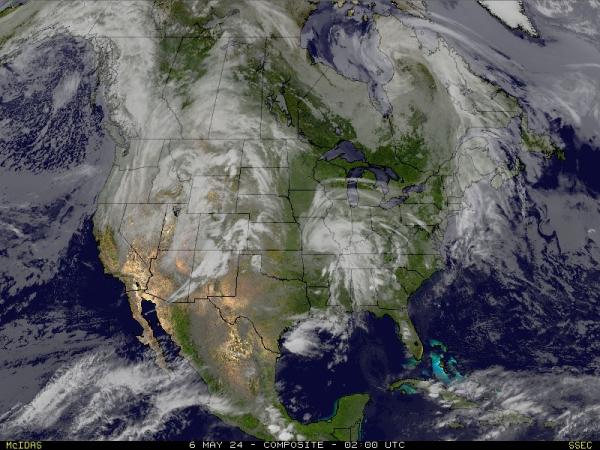 USA Virginia Weather Satellite Map 