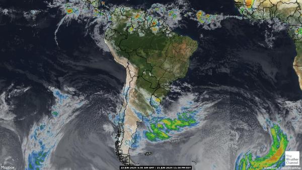 Venezuela Počasí Mapa Satelitní 