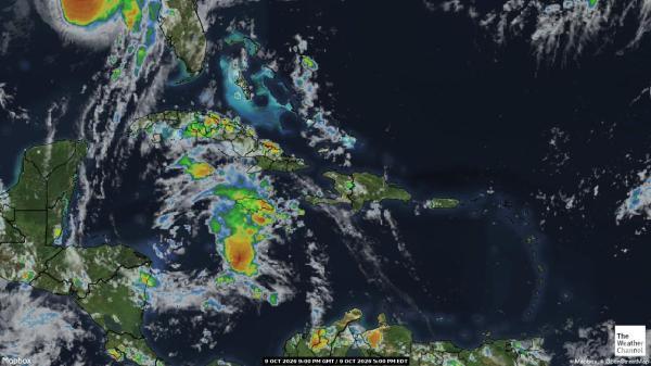 Virgin Islands, British Vejret sky kort 