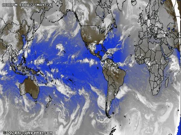Welt Wetter-Satelliten-Karte 