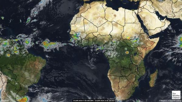 Zimbabwe Počasí Mapa Satelitní 