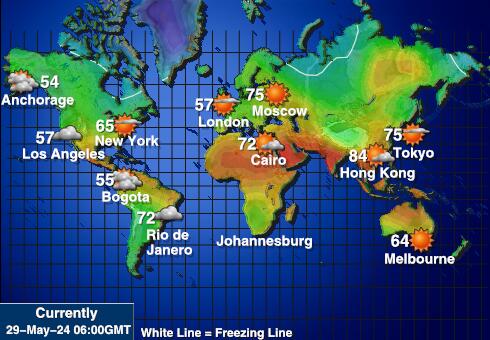 Stilla Weather Forecast Temperature Map 