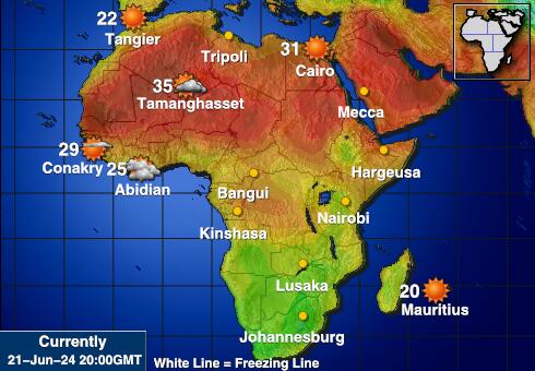Tromelin Island Předpověď počasí Teplota Mapa 